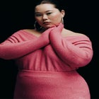 Sequin V-Neck Sweater image number null