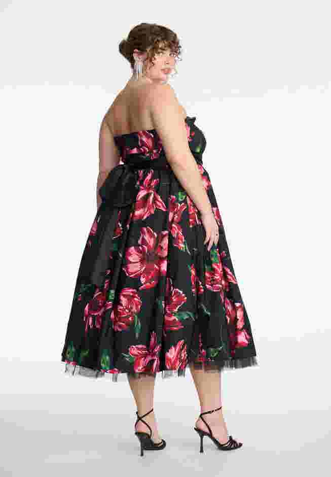 ELOQUII x kate spade new york Floral Pleated Gown image number 2