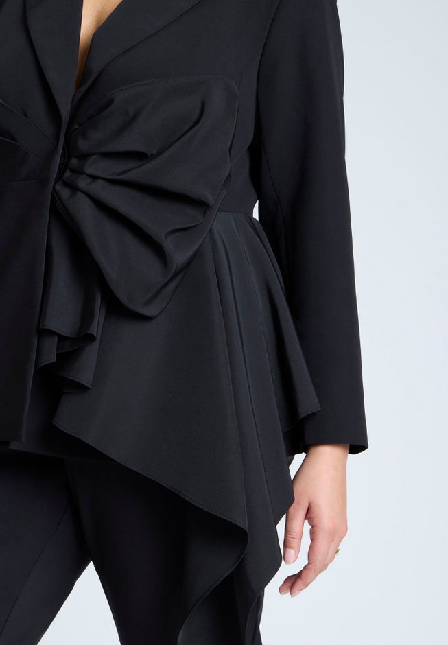 Mixed Media Blazer image number null