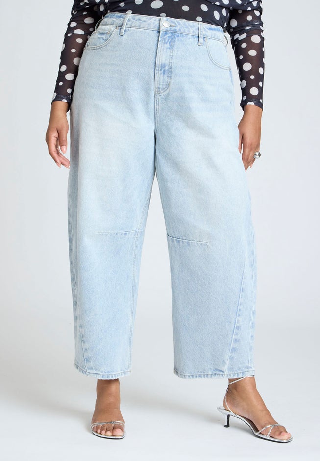 Dart Detail Barrel Leg Jean image number 1