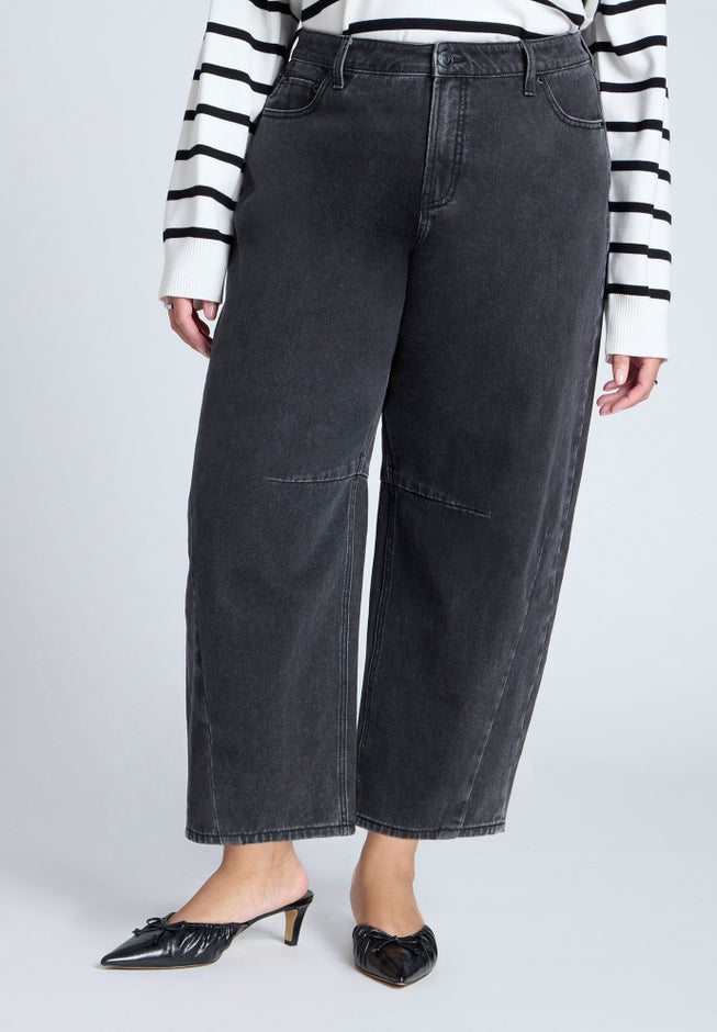 Dart Detail Barrel Leg Jean image number 1