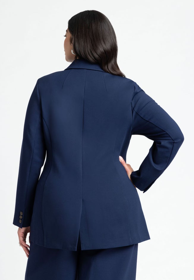 The Ultimate Stretch Long Two Button Blazer image number 1