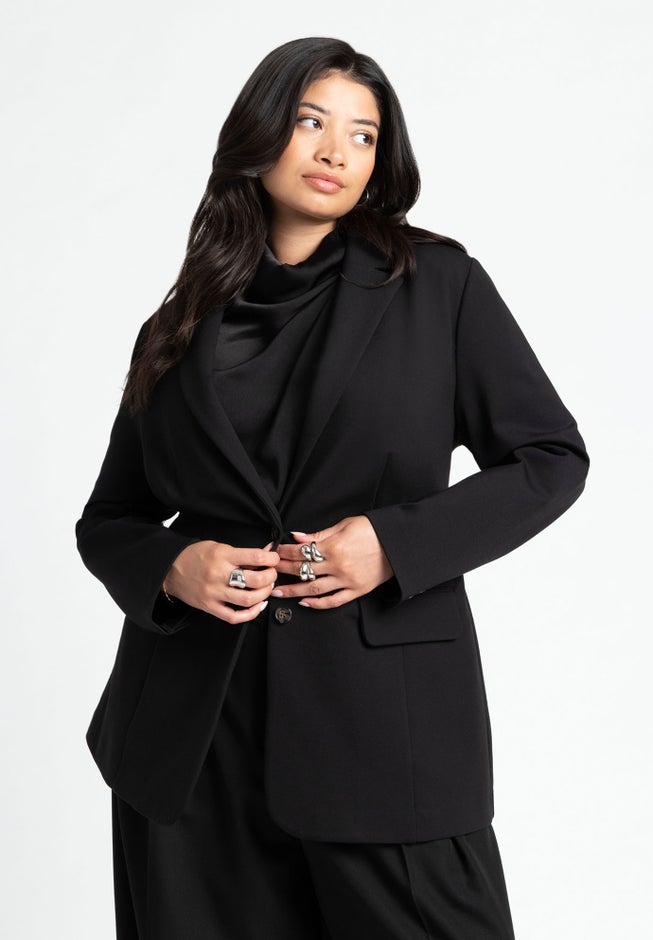 The Ultimate Stretch Long Two Button Blazer image number 0