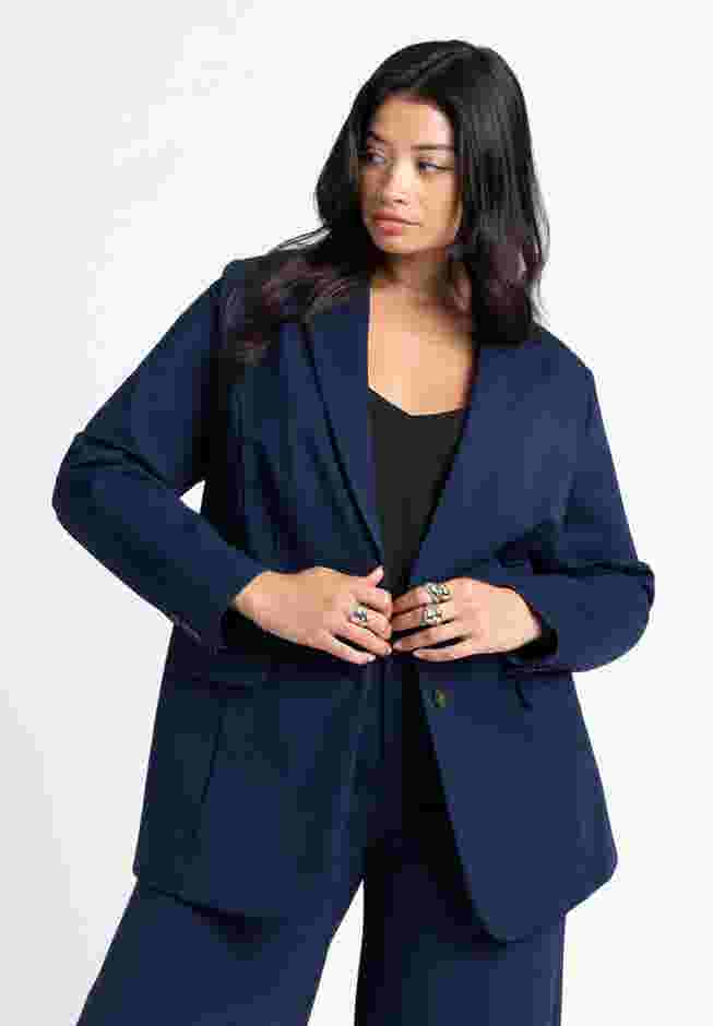 The Ultimate Stretch Long Two Button Blazer image number 0