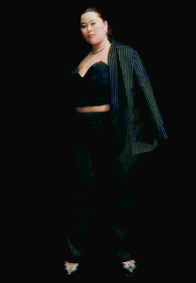 Pinstripe Trouser image number 3
