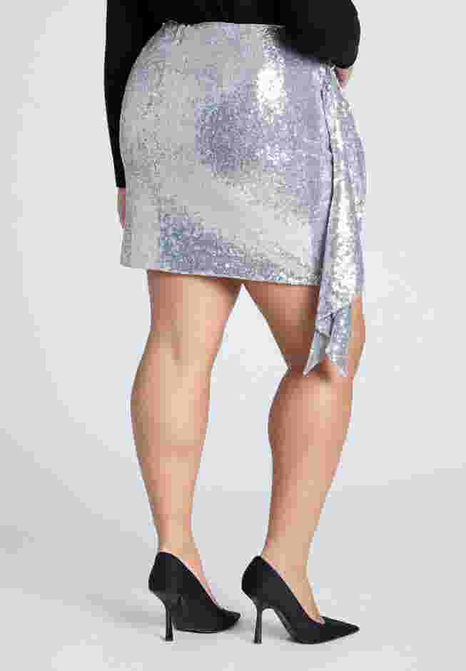 Draped Sequin Mini image number 3