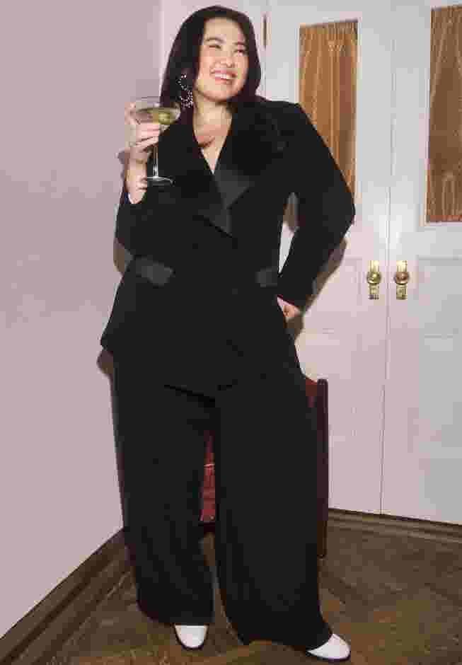 ELOQUII x kate spade new york Tailored Wide Leg Trouser image number 0