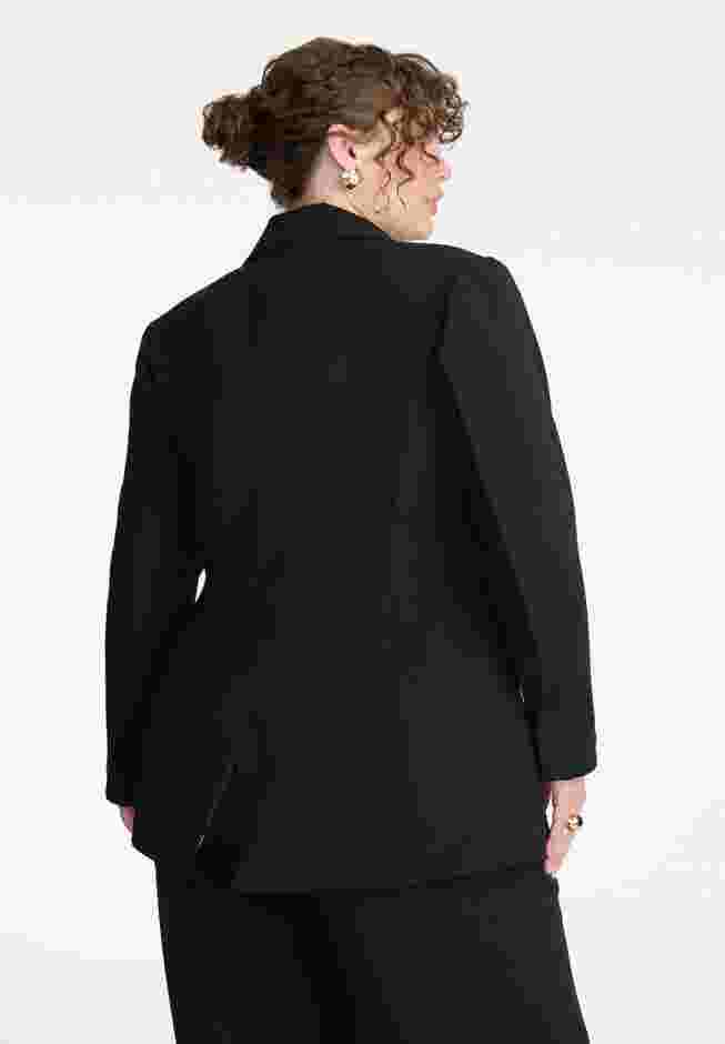 ELOQUII x kate spade new york Tailored Contrast Lapel Blazer image number 2