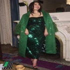 ELOQUII x kate spade new york Feather Sleeve Wool Coat image number null