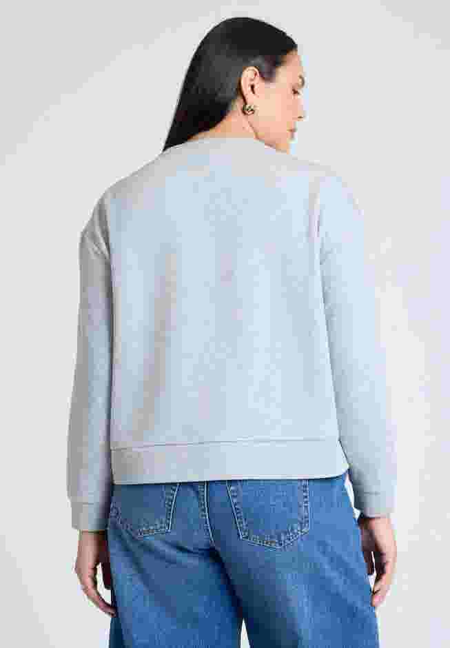 Shoulder-Button Sweatshirt image number 1