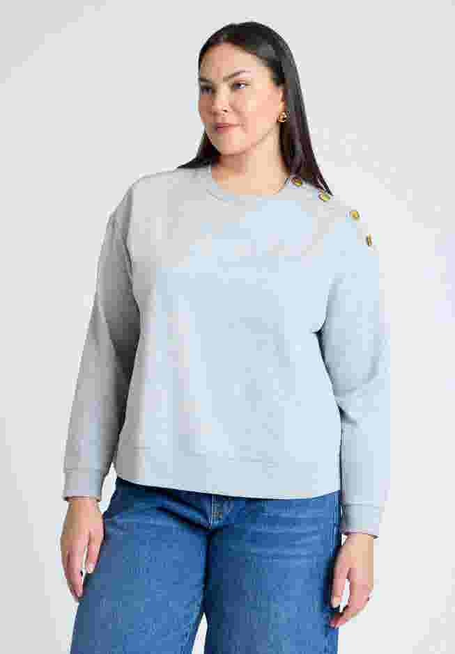Shoulder-Button Sweatshirt image number 0