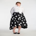 ELOQUII x kate spade new york Dramatic Bow Poplin Blouse image number null