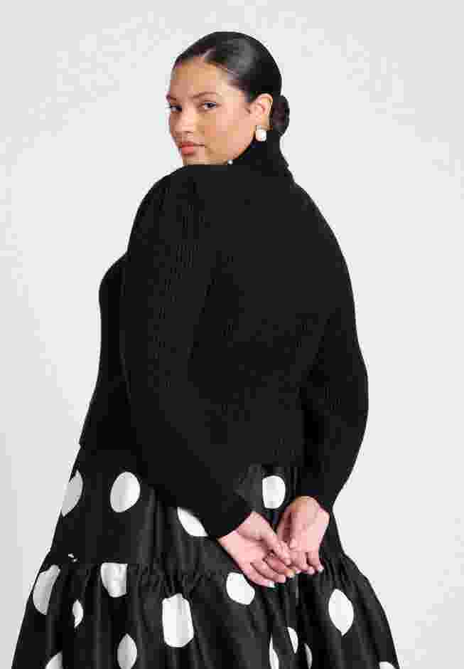 ELOQUII x kate spade new york Bow Applique Turtle Neck Sweater image number 2
