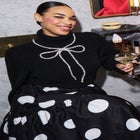 ELOQUII x kate spade new york Bow Applique Turtle Neck Sweater image number null