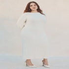 Slubby Sweater Dress image number null