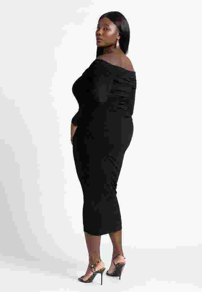Off Shoulder Midi Dress image number 1