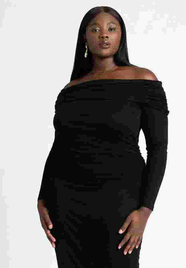 Off Shoulder Midi Dress image number 2