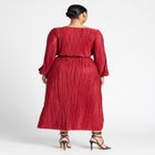 Plisse Open Sleeve Dress image number null