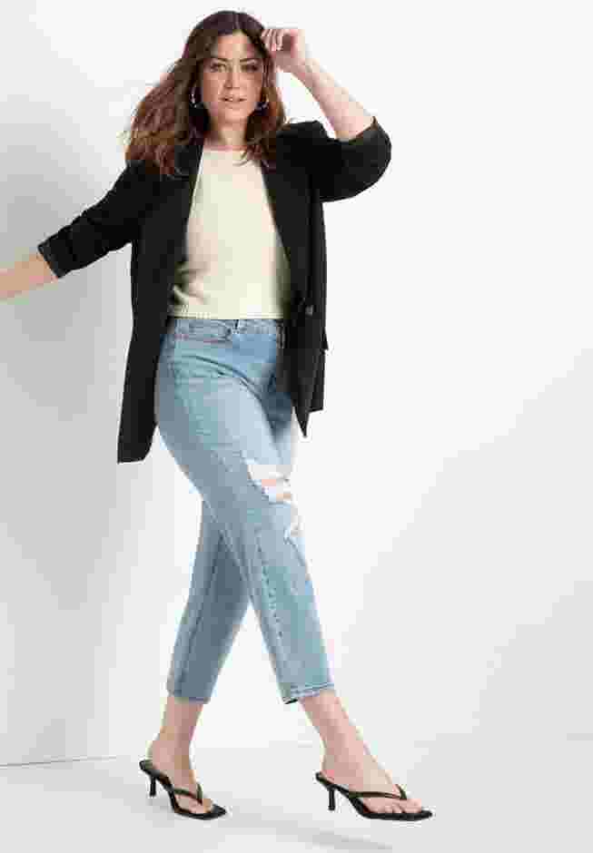 Long Relaxed Blazer image number 4