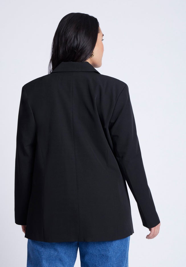 Long Relaxed Blazer image number 1