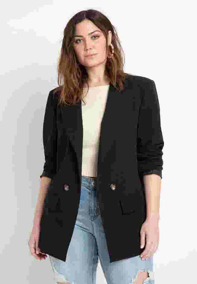 Long Relaxed Blazer image number 0
