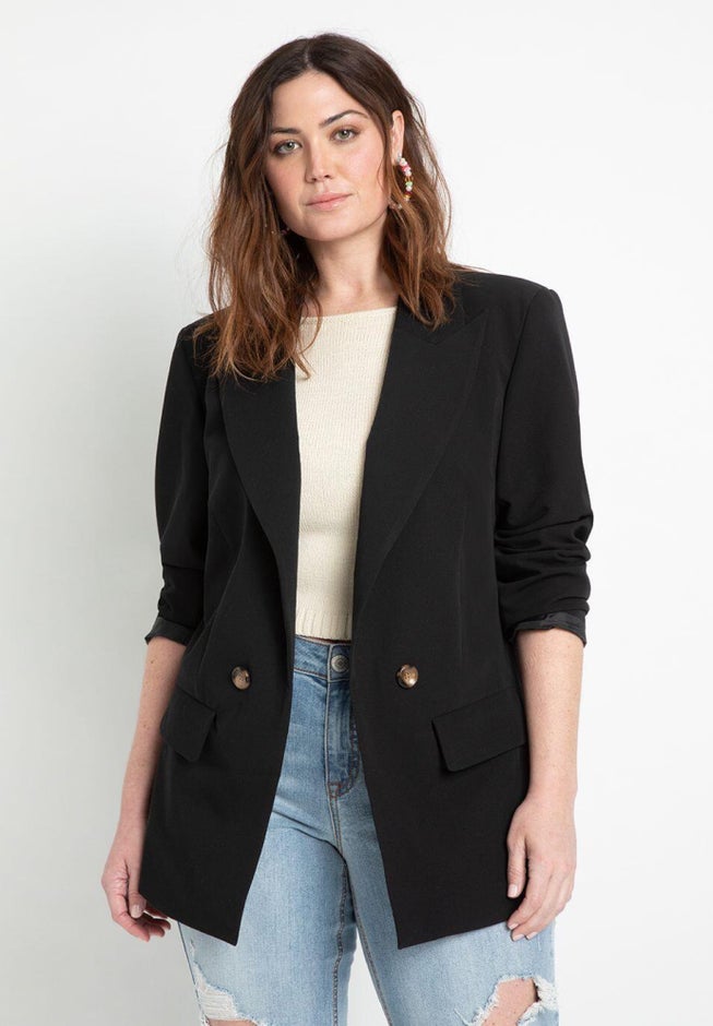 Long Relaxed Blazer image number 0