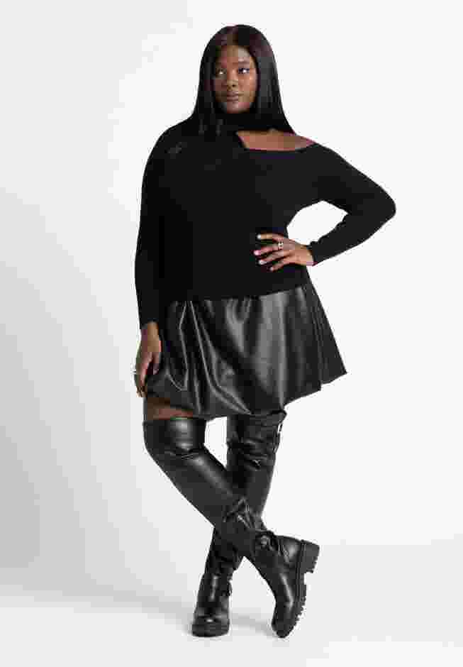 Shoulder Cutout Sweater image number 2