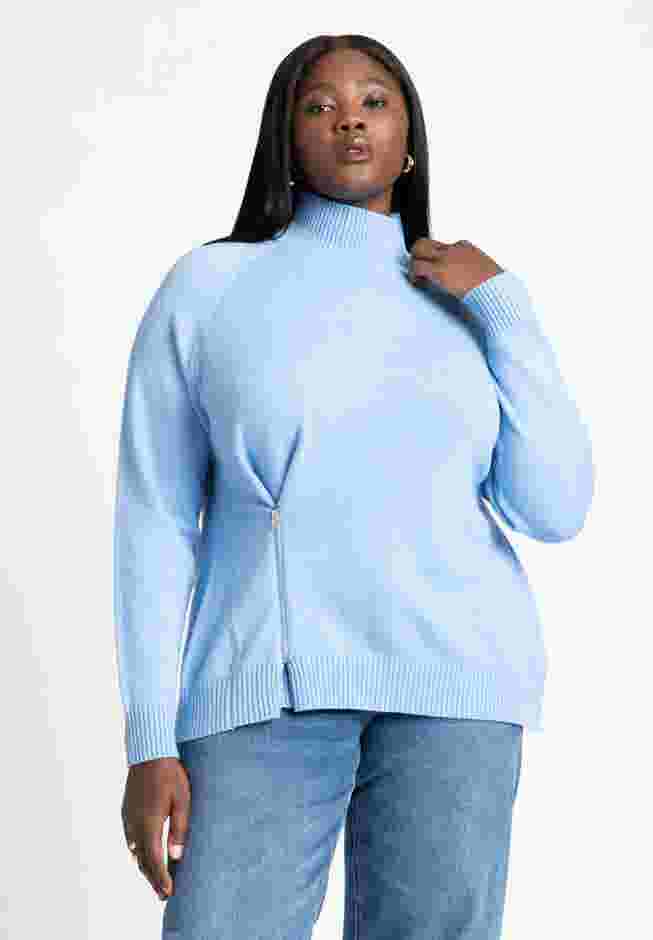 Zipper Detail Sweater image number 1