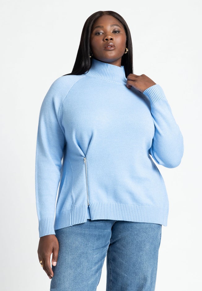 Zipper Detail Sweater image number 1