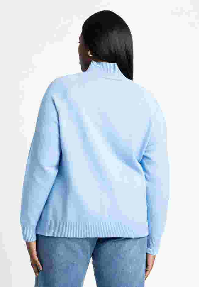 Zipper Detail Sweater image number 3