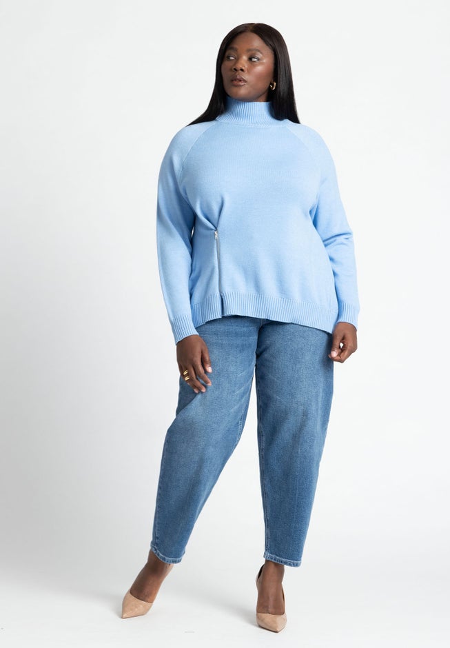 Zipper Detail Sweater image number 4