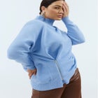 Zipper Detail Sweater image number null