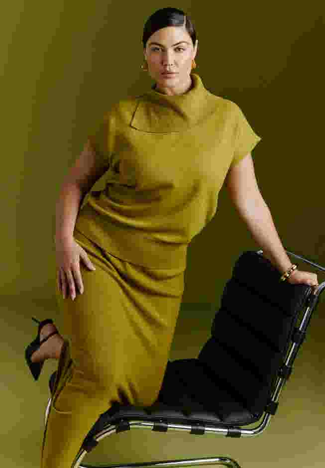 Asymmetrical Turtleneck Sweater image number 0