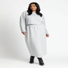 Oversized Cropped Sweatshirt image number null