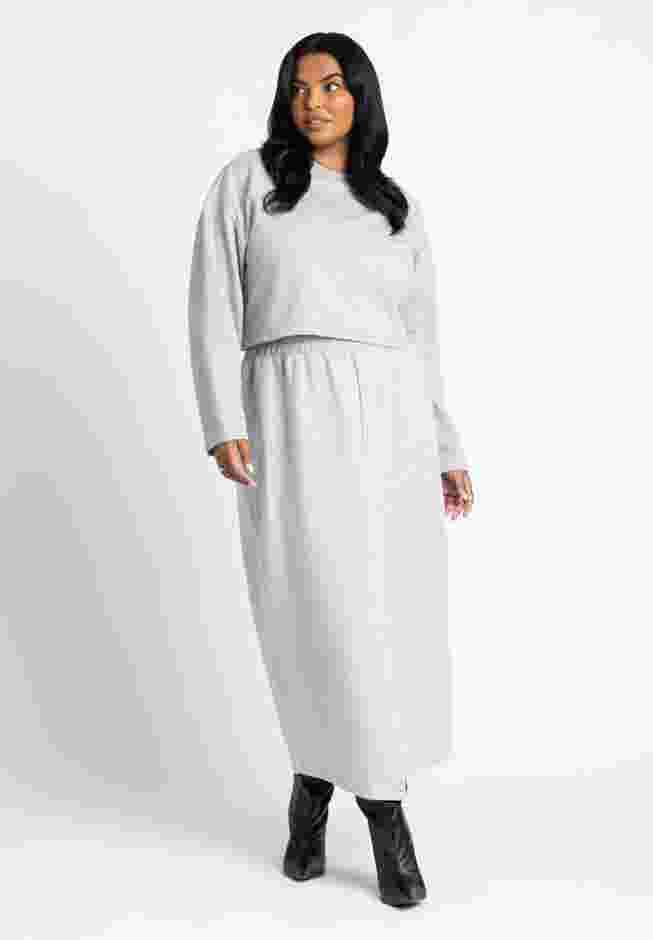 Oversized Cropped Sweatshirt image number 3