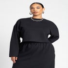 Oversized Cropped Sweatshirt image number null