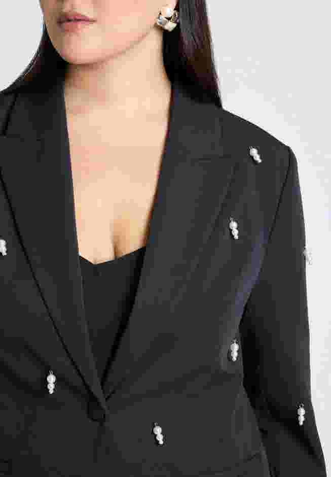 Pearl Detail Blazer image number 3