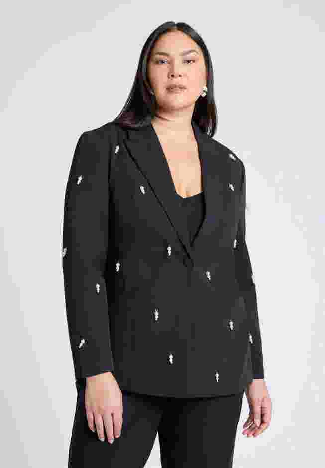 Pearl Detail Blazer image number 0
