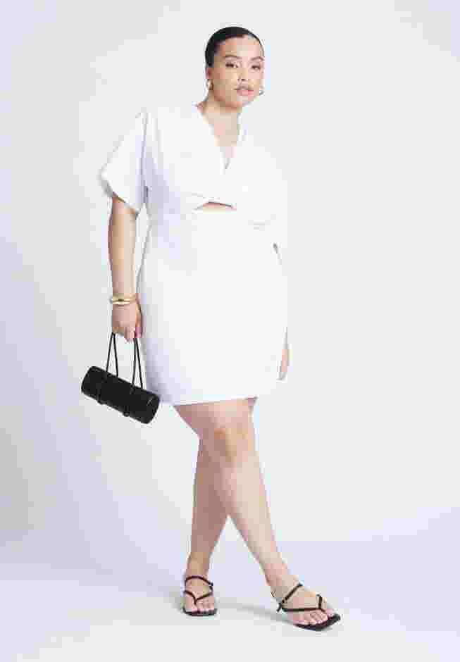 Poplin Twist Mini Dress image number 2