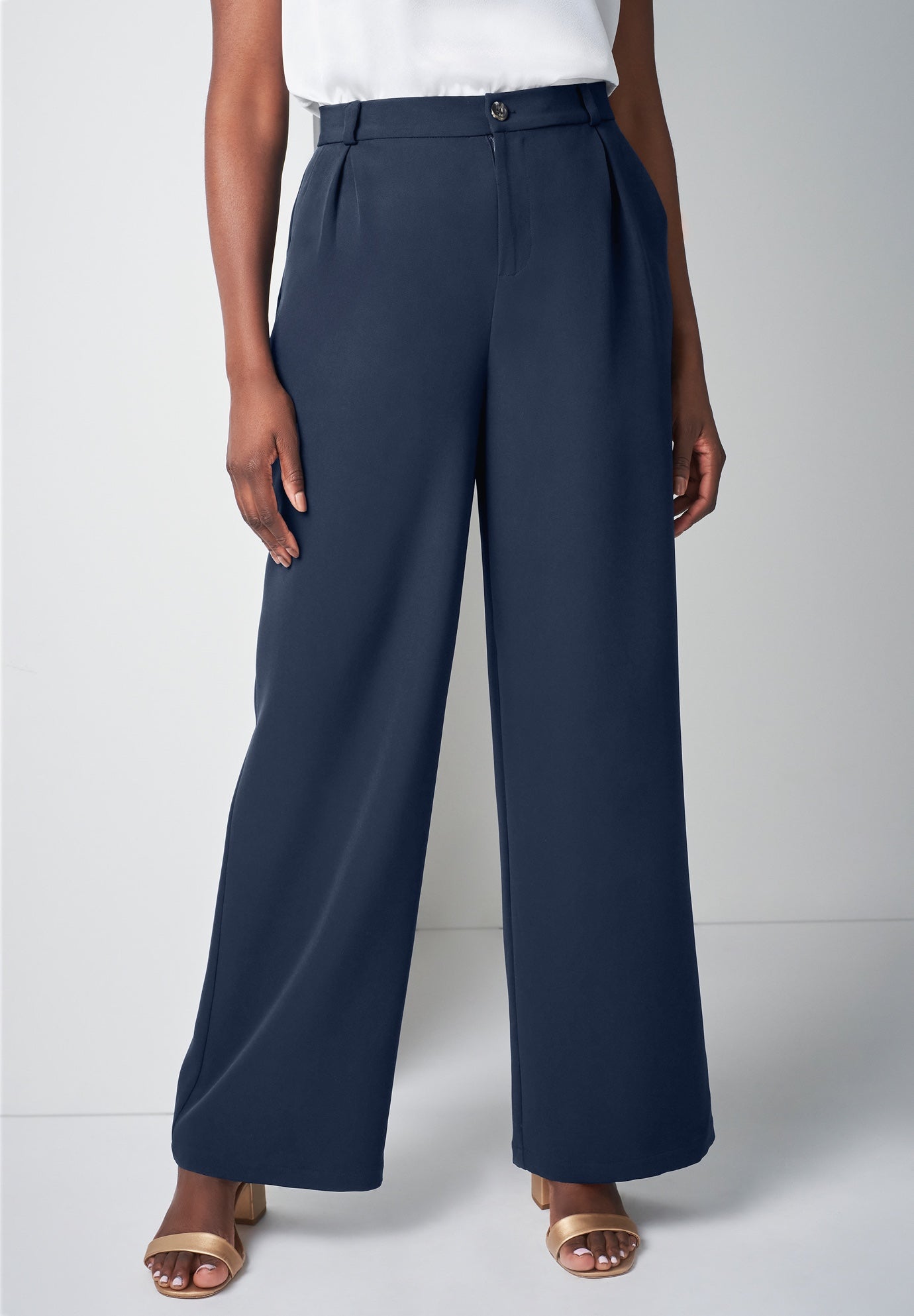 Bi-Stretch Wide Leg Pant image number 0