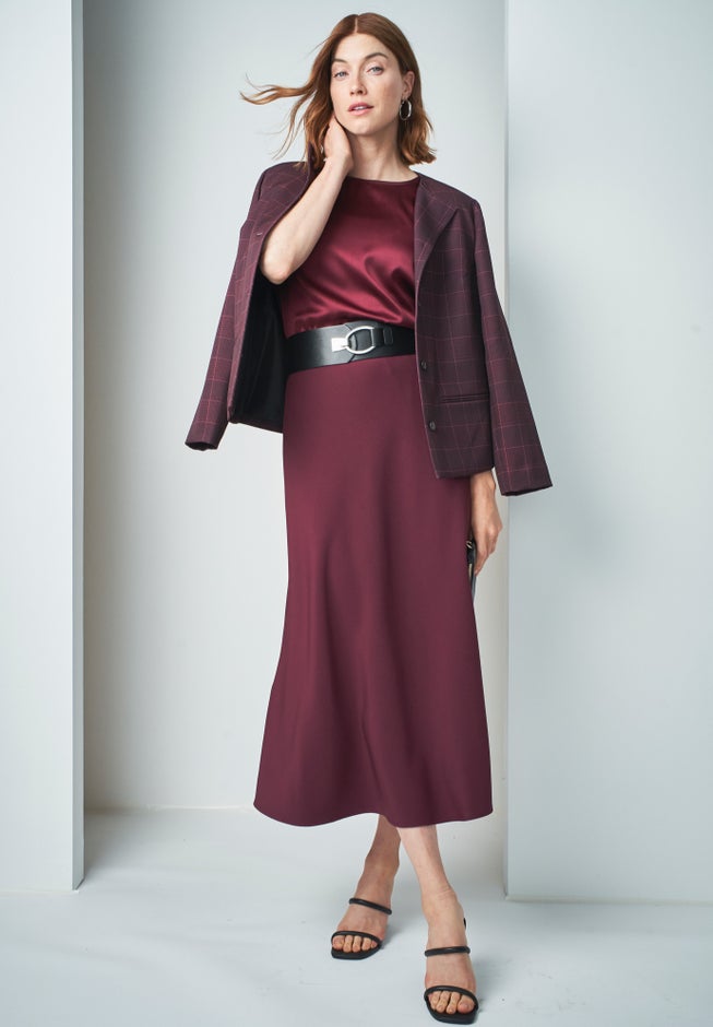 Bi-Stretch Swing Skirt image number 0