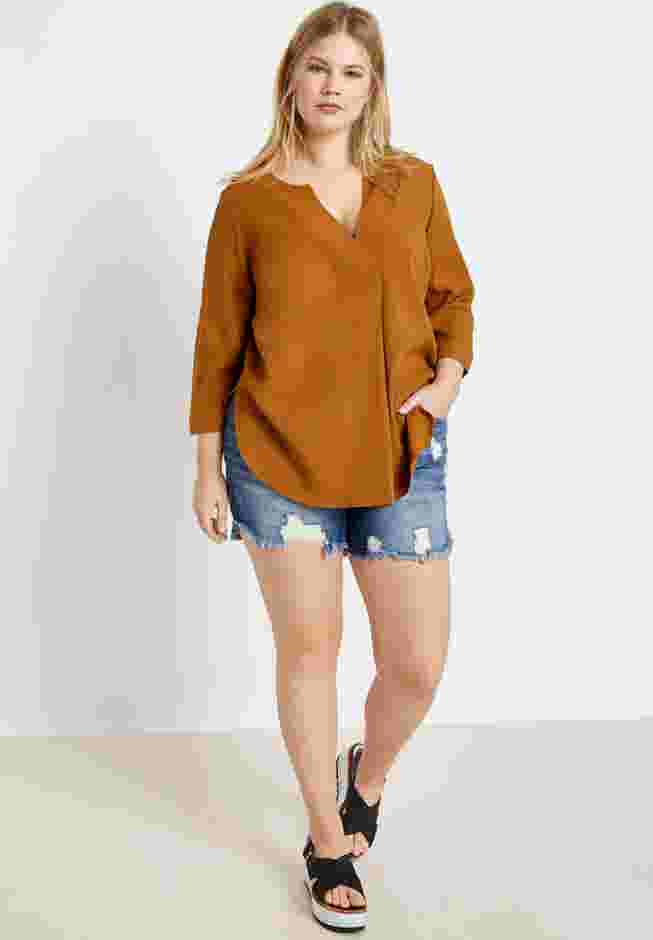 Distressed Denim Short image number 2