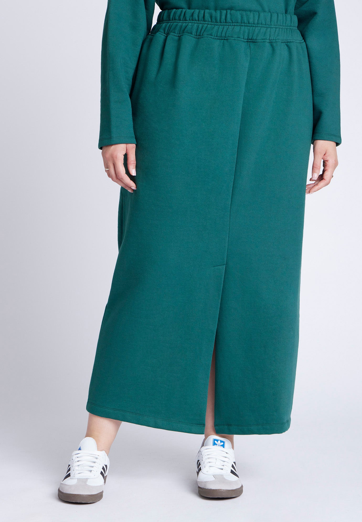 Maxi French Terry Skirt image number 1