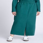Maxi French Terry Skirt image number null