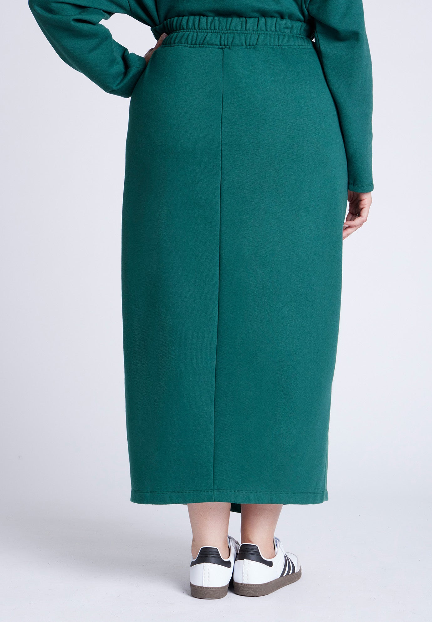 Maxi French Terry Skirt image number 2