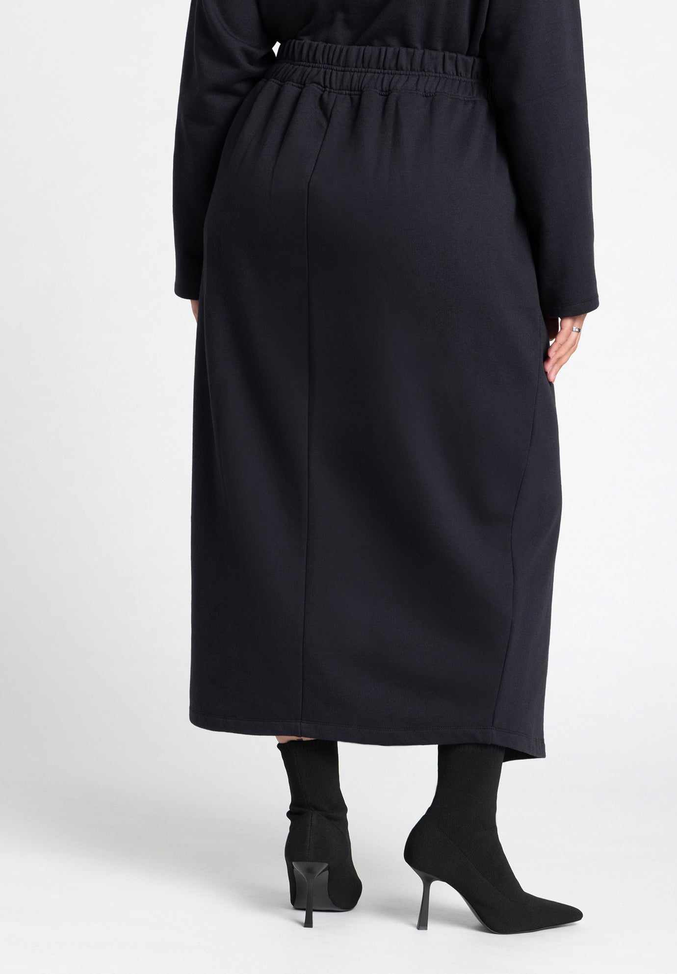 Maxi French Terry Skirt image number 2