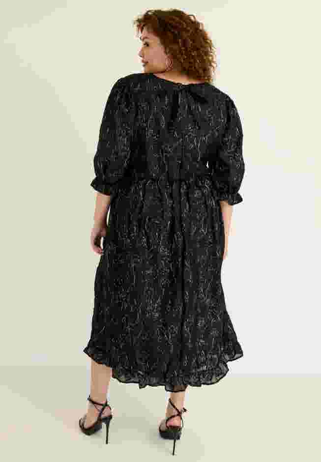 Metallic Jacquard Dress image number 1