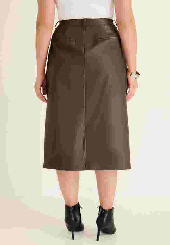 Faux Leather Skirt image number 1