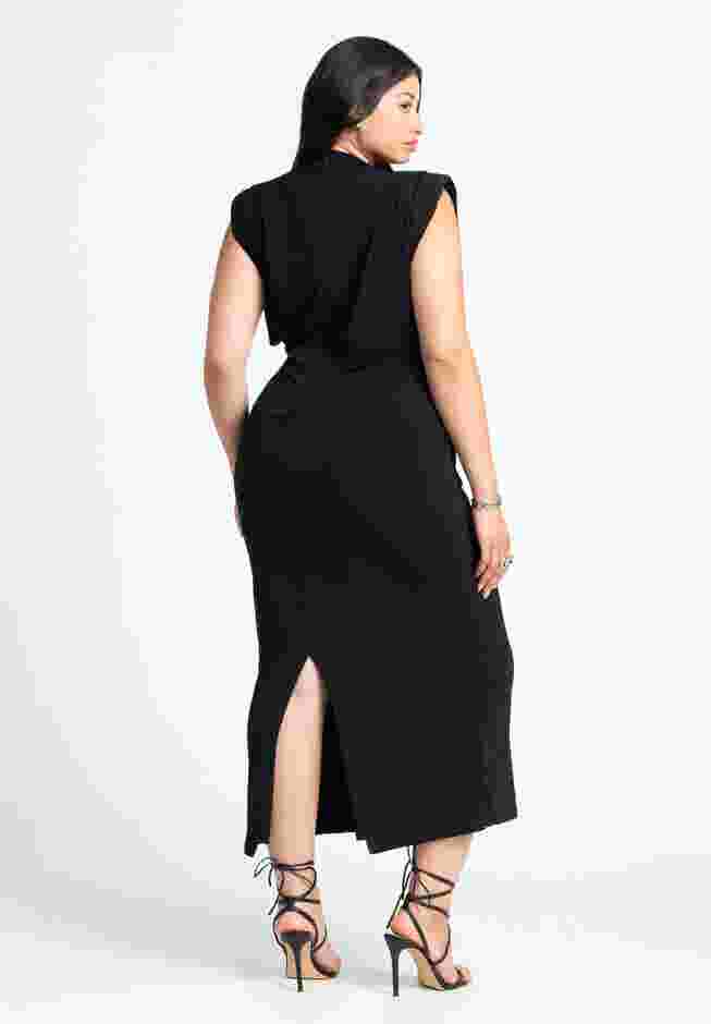 Funnel Neck Midi Dress image number 1