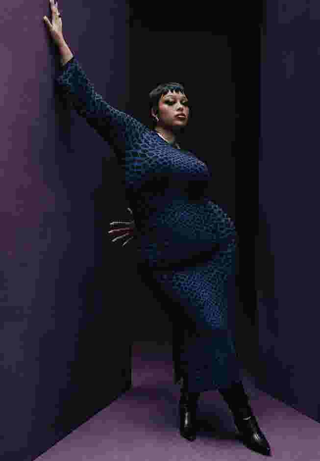 Wide Sleeve Sweater Dress image number 0